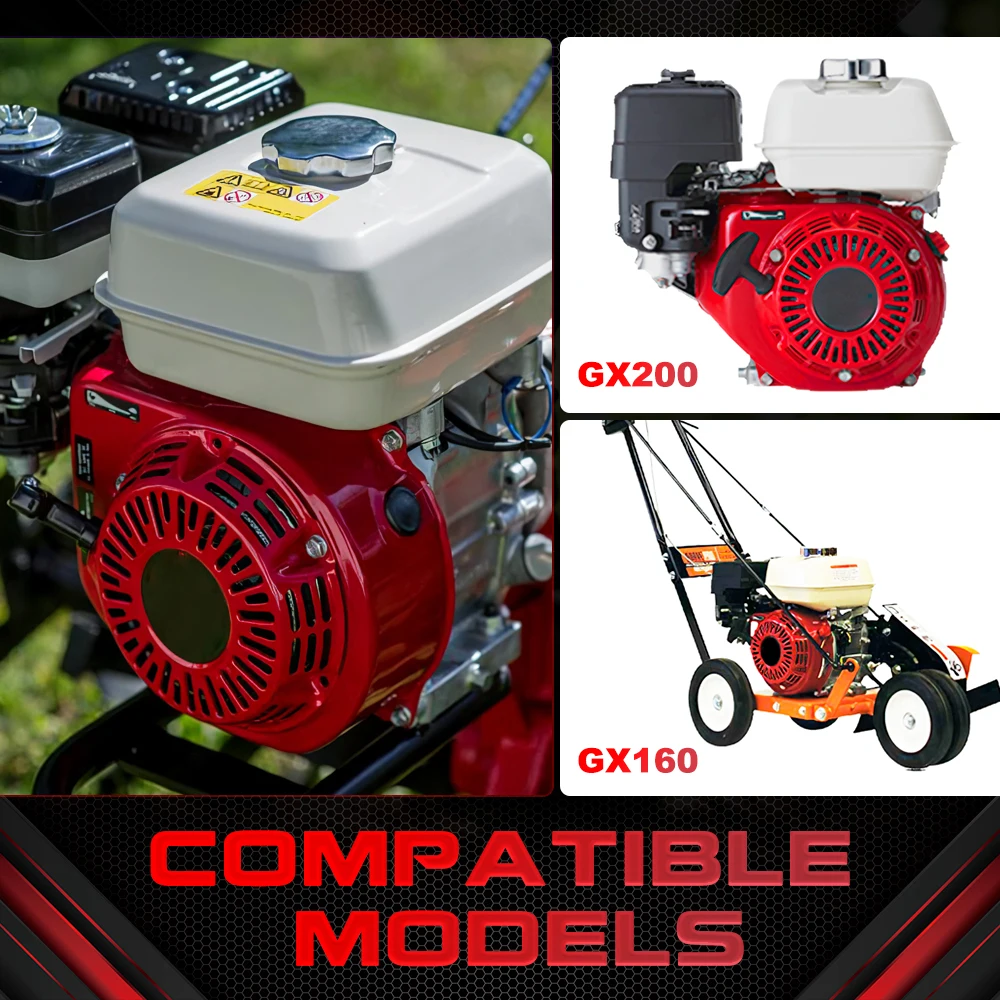 XCAN 1pc Pull Start Recoil Starter Manual Starter Assembly for Honda GX120 GX160 GX200 5.5hp 6.5hp Engine Lawn Mower Accessories view 6