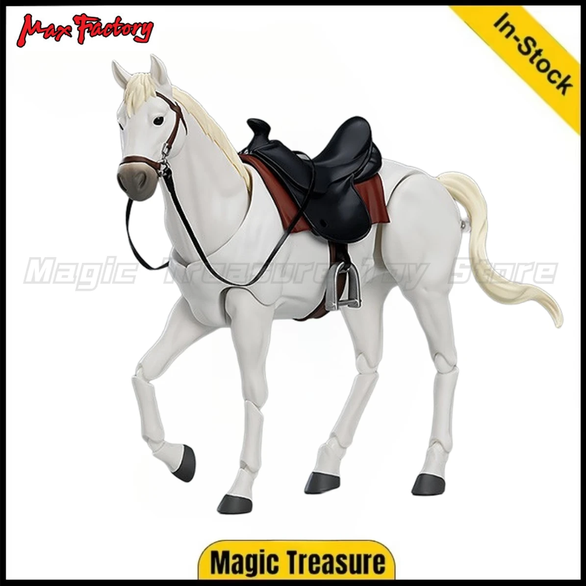 

【В наличии】Оригинальный Max Factory GSC Figma 490b Horse Version 2.0 Белая фигурка игрушки украшения подарки