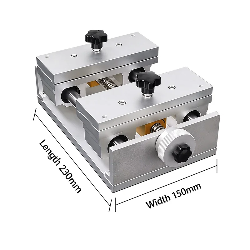250X130mm Thin Foil Clamp Holder Fixture Worktable For Gold Silver Sheet Ceramic Laser Engraving Marking Cutting Machine