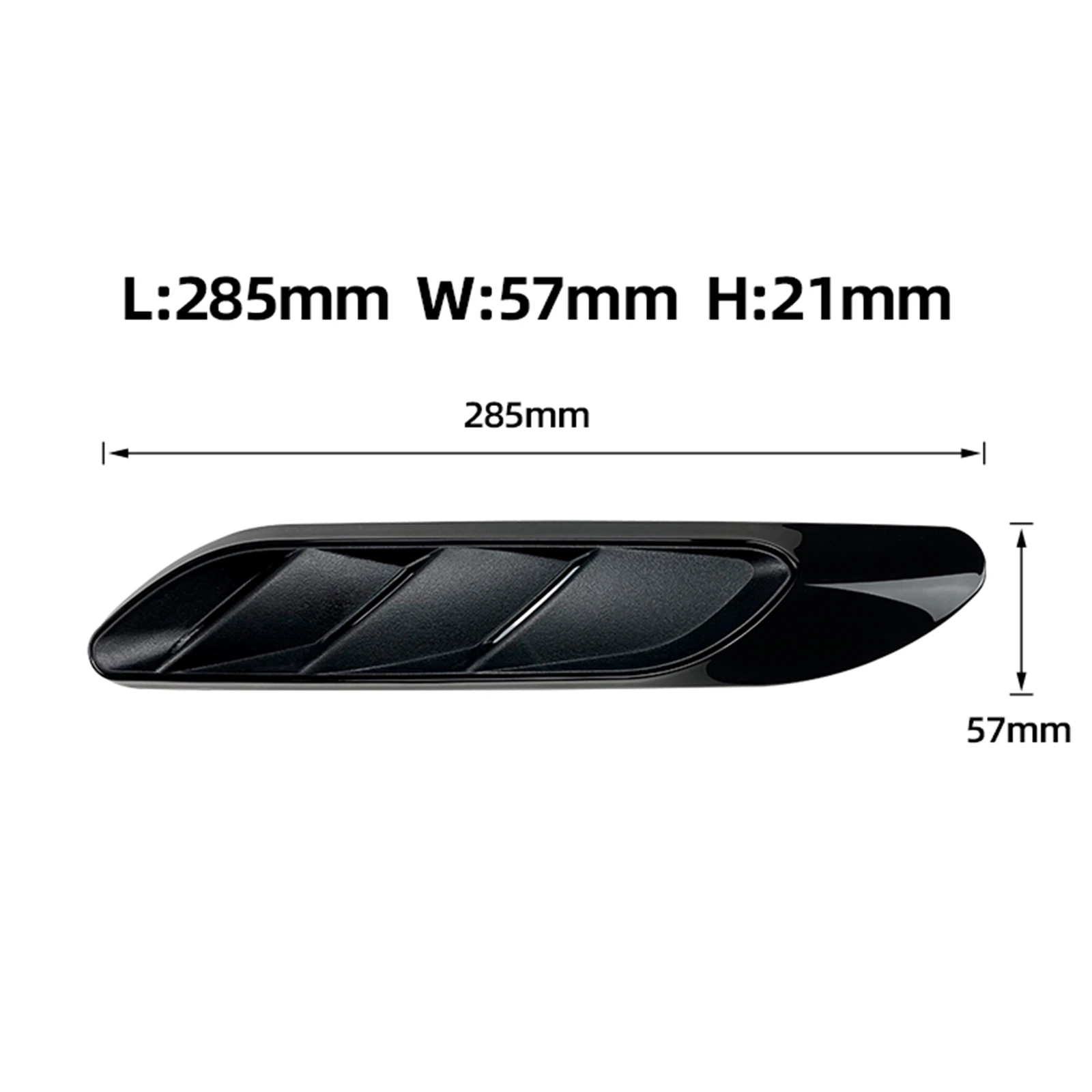 For Mercedes Benz C Class W206 C200 C260 AMG C63 2022-2023 Fender Side Air Outlet Vent Trim Intake Flow Duct Cover Molding Shade