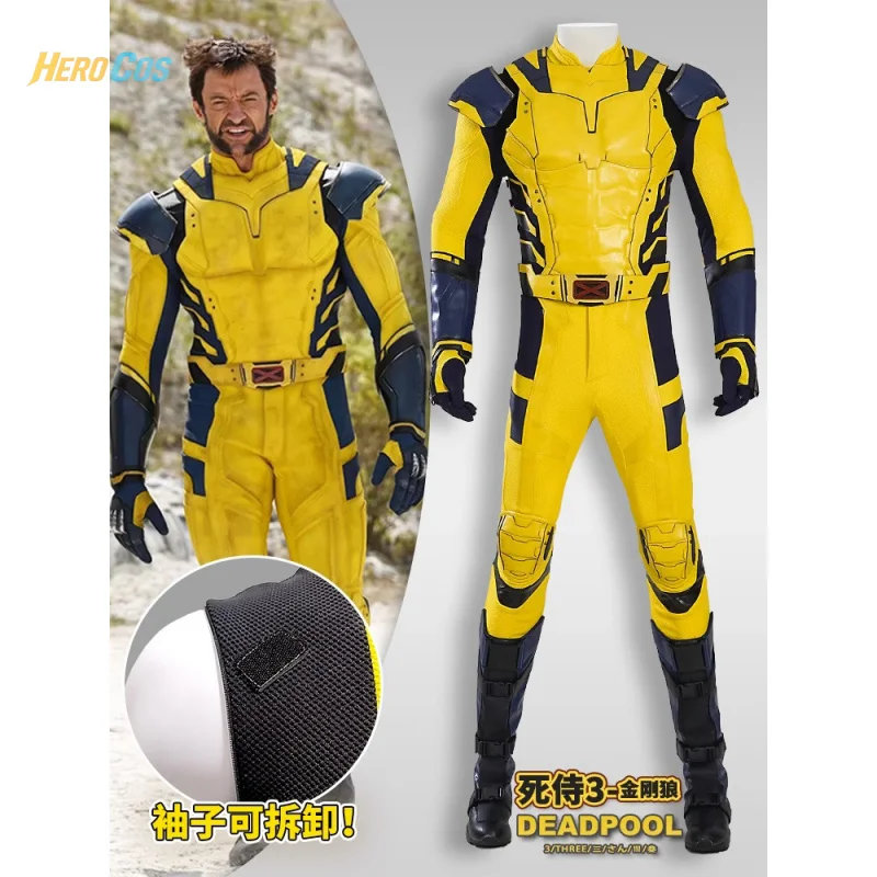 

Deadpool 3 Wolverine Deadpool Cosplay Costume Jumpsuit vest Props Accessories Men Halloween Carnival Party
