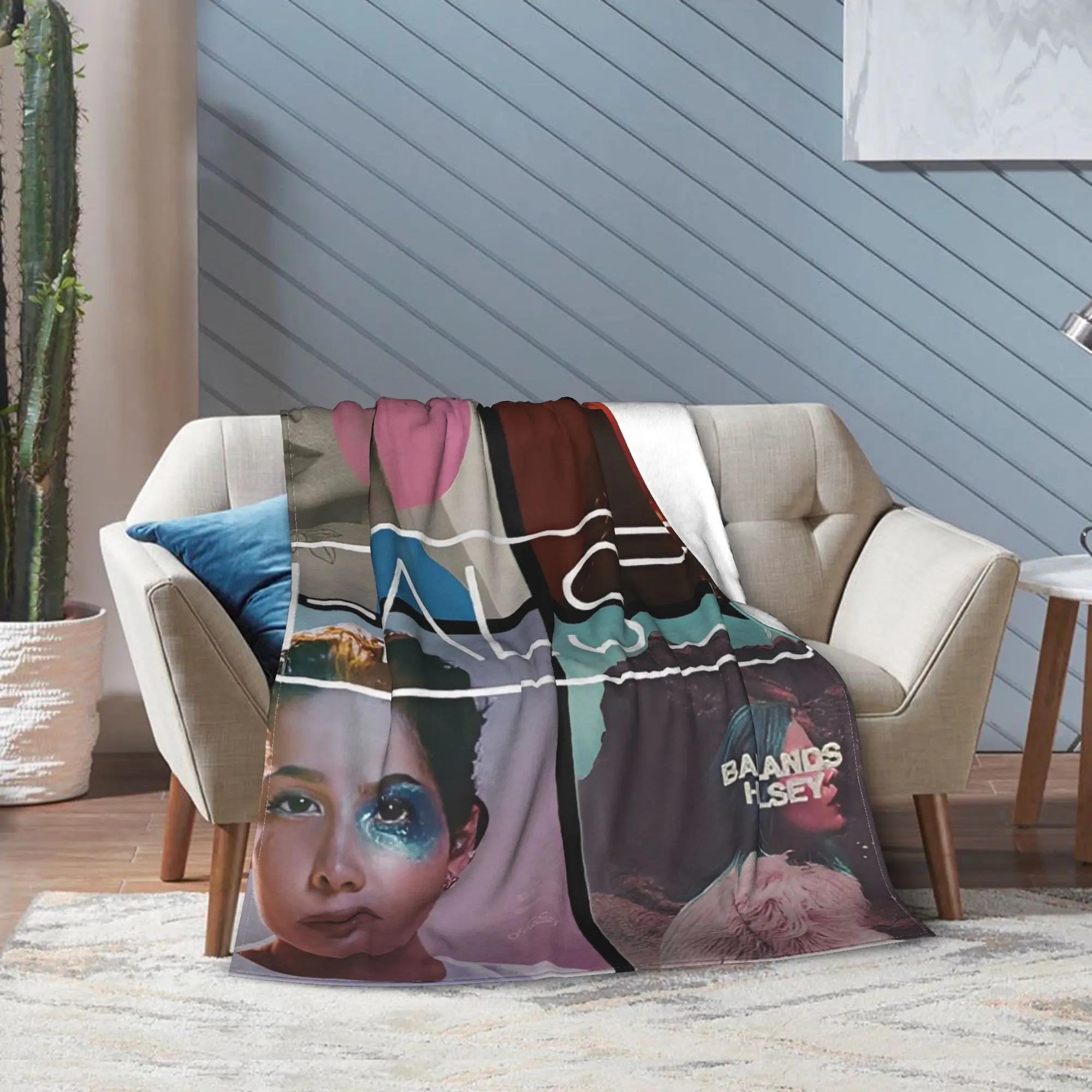 Super Soft Halsey Back To Badlands Throw Blanket Premium Fleece Flannel Lightweight Blanket Fuzzy Plush Blankets All Season Use