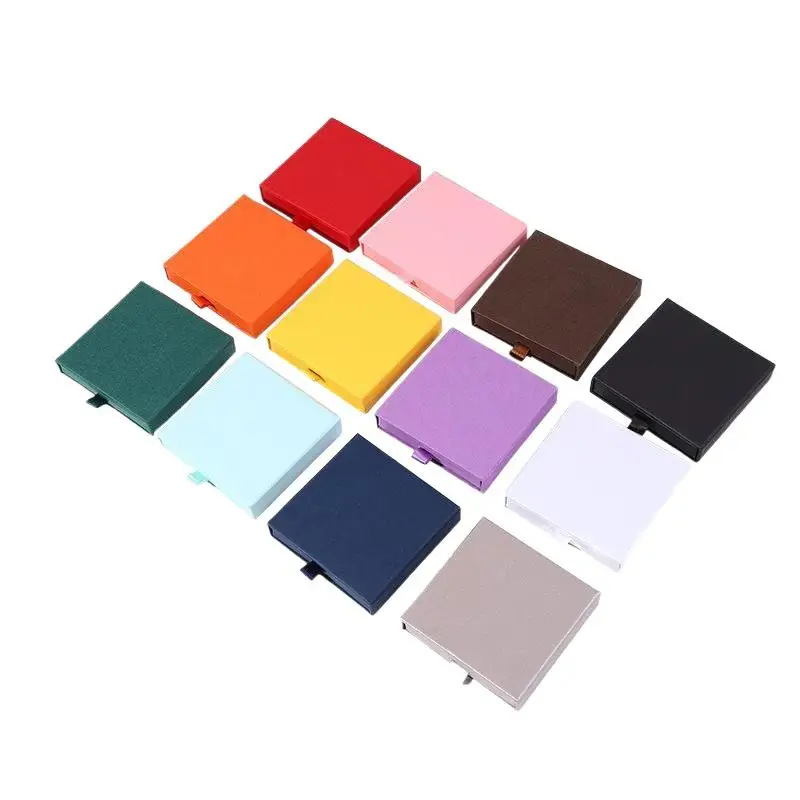 Schmuckverpackungsbox aus dickem Papier, Schubladenbox, Grußkartenbox, Halsketten- und Armband-Geschenkbox, Präsentationsbox, Schmuckaufbewahrung aus Karton – Detail 6
