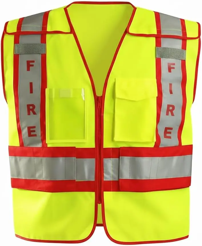 

Светоотражающий регулируемый жилет повышенной видимости для общественного пользования, премиум-класса, прочная конструкция