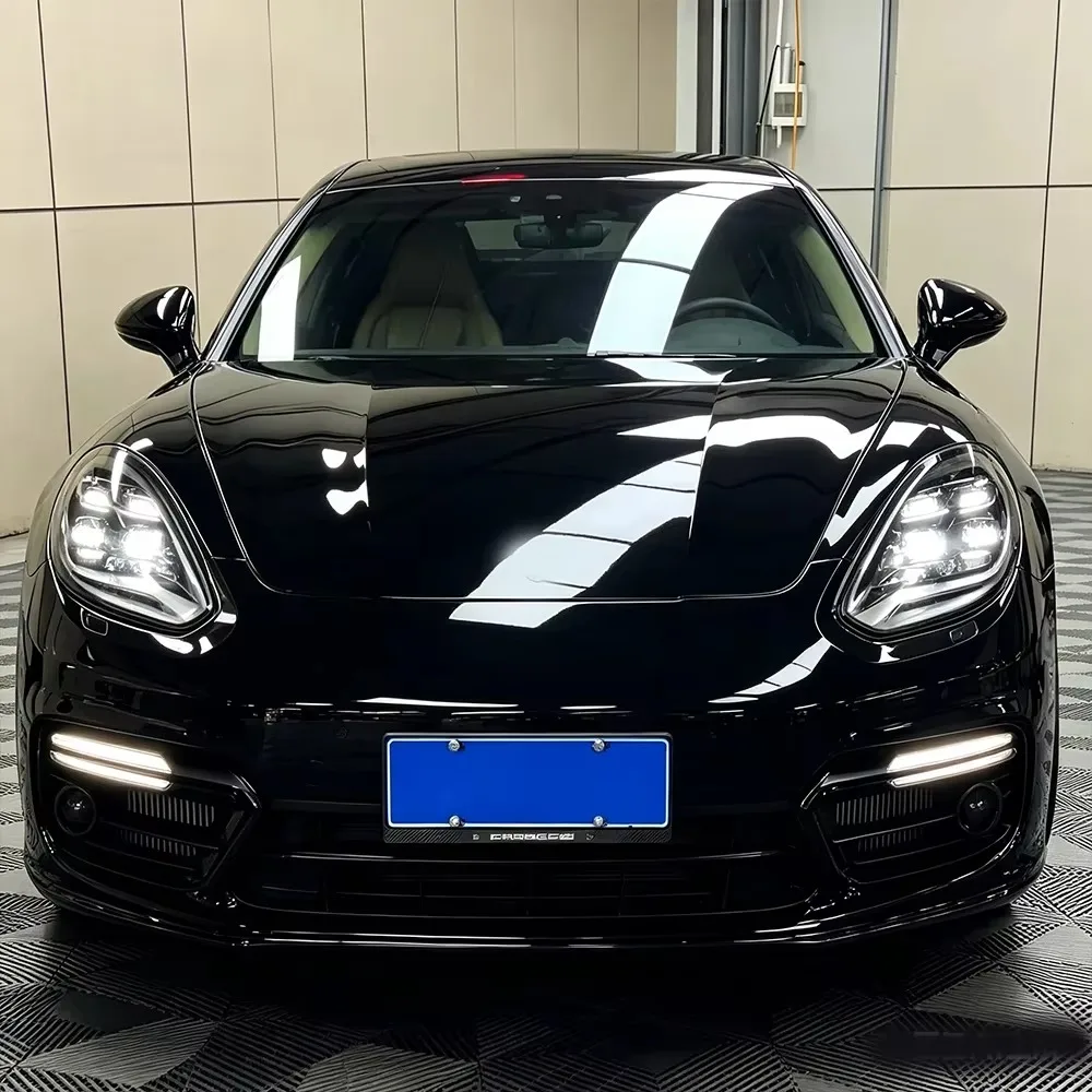 

Для Porsche Panamera 970 2010-2017: Комплект передних светодиодных фар в матричном стиле с проекционными линзами, Plug and Play, аксессуары для модернизации