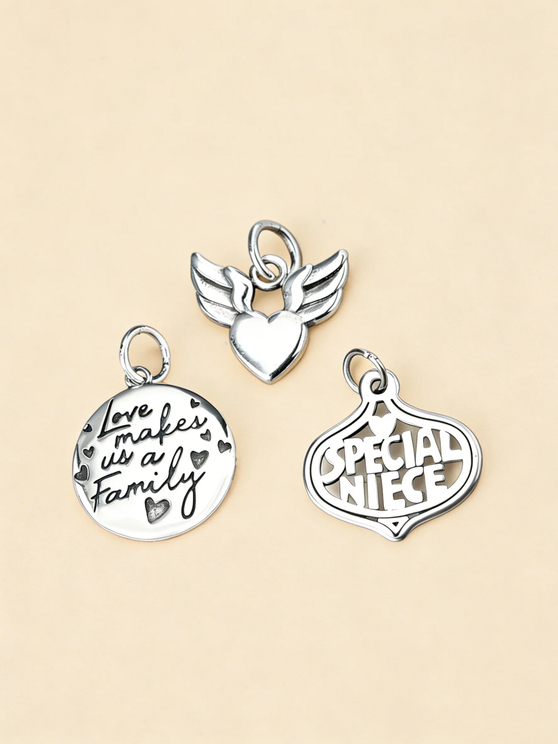 

Подвеска из стерлингового серебра S925 «Пусть любовь развивается», романтический и милый подарок для девочек, подарок на День святого Валентина, подарок на День матери.