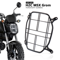 New Black For Honda H2C Msx Grom 2020 2021 2022 Headlight Protector Guard Grill Grille Cover Motorcycle Accessories H2C MSX GROM