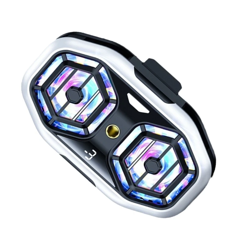 Phone Radiator Semiconductor Double Cooling Fan Back Clip Phone Heat Sink Coolers