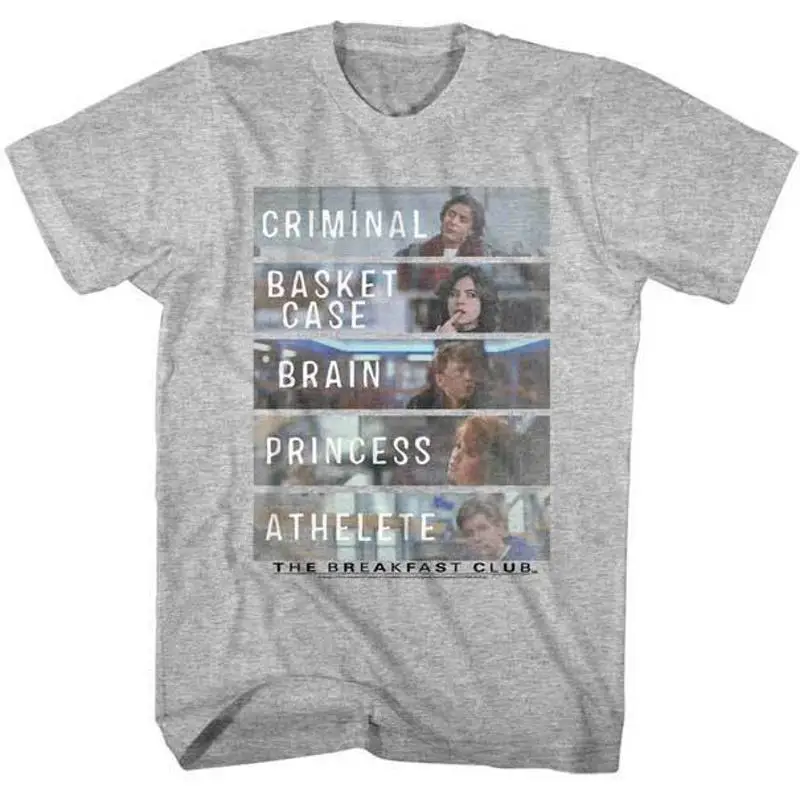 The Breakfast Club Criminal Basket Case Brain Men's T Shirt Classic Movie