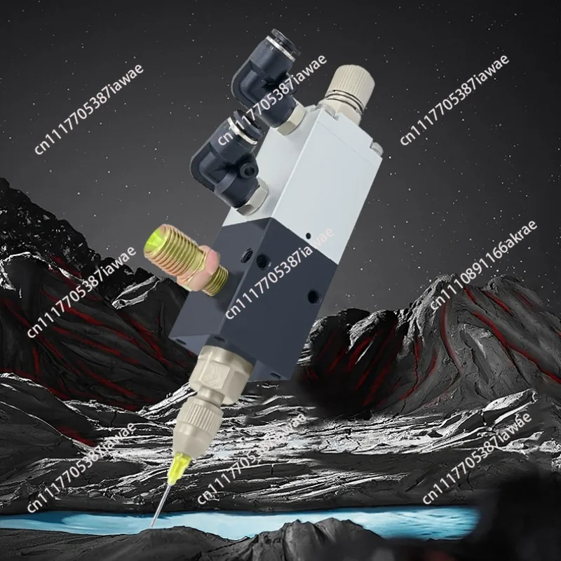 Integrated Seal-less Flow Control Valve with Back Suction Glue Grease Dispensing Valve One-piece Inlet Metering Fitting