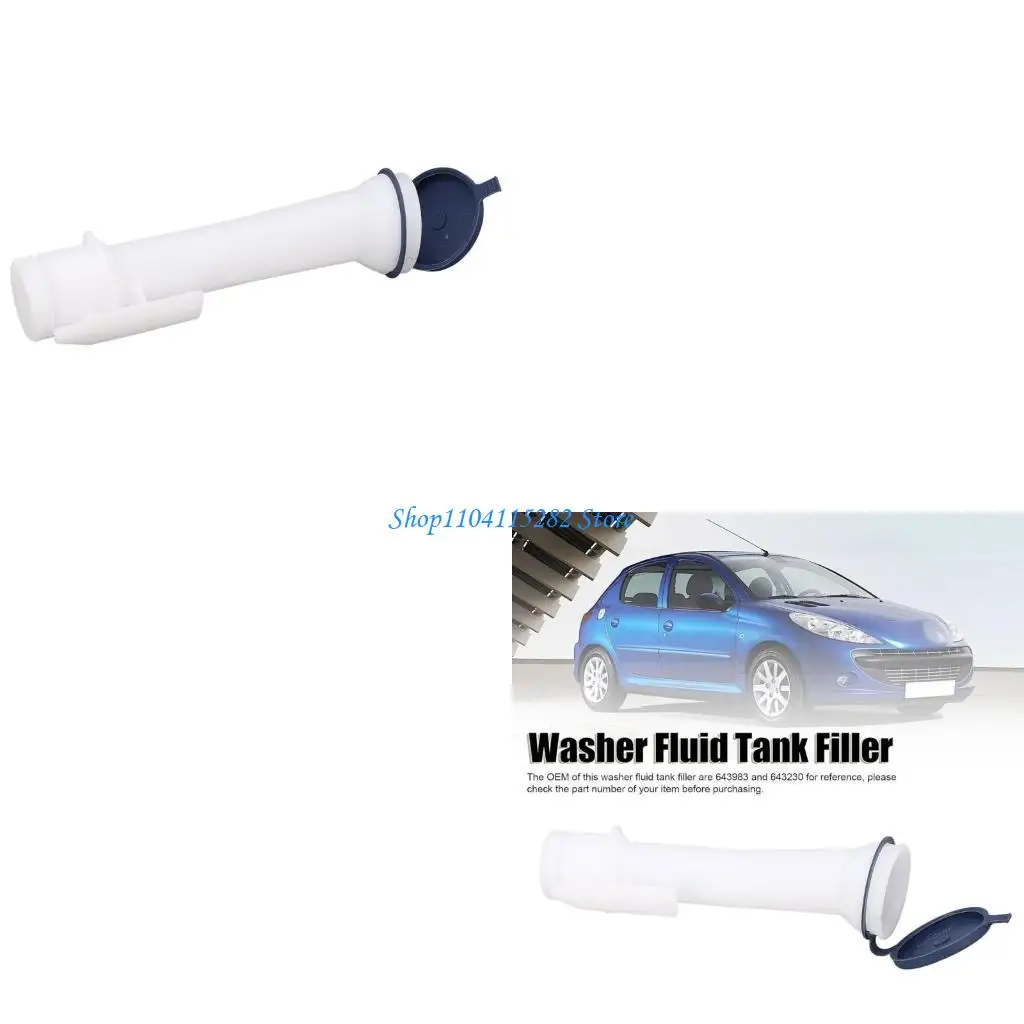 

Windshield Cleaning System Filler Tube Permanent Fit Solution Automotive Grade Washer Refill for Vehicle 206 207