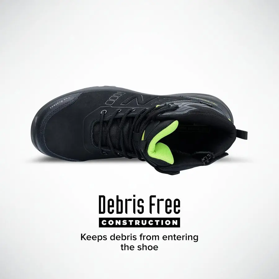 Balance Calibre Composite Toe Work Boots for Men EH, PR, NonSlip Leather Safety Shoes for Industrial amp Construction