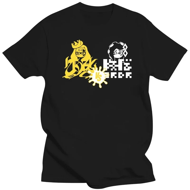 Хаос против заказа Splatoon 2 Splatocalypse Splatfest черная-темно-синяя мужская-Женская футболка высокого качества