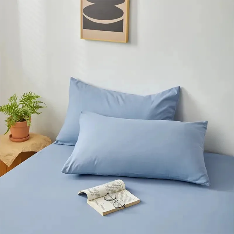 2pcs Brushed Pillowcase Soft Breathable Pillowcase Premium Quality Pillow Covers For Bedroom Sofa Home Decor