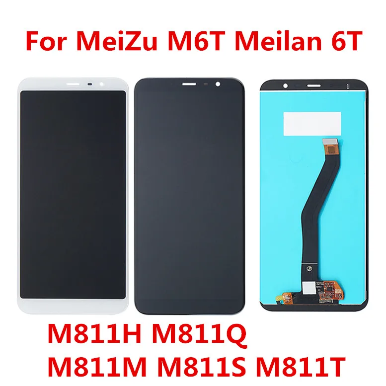 5.5 inch For Meizu M6T Meilan 6T LCD Display and Touch Screen  Mobile Phone Accessories For Meizu M6T LCD