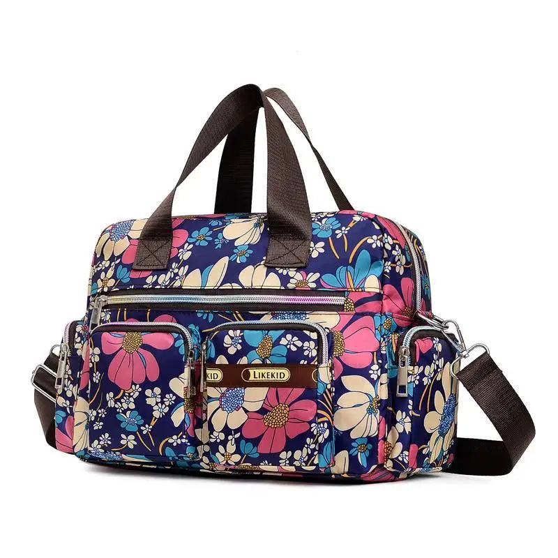 New Women\'s  Korean Version of Fabric Bag Waterproof Hand Bill Shoulder Crossbody Bag Diagonal Leisure Bag Travel Female Tide