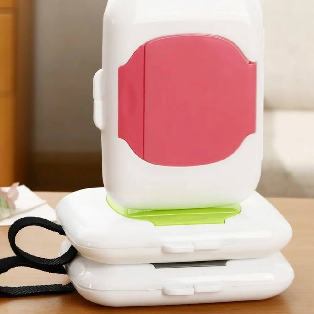 Wipes Storage Box Refillable Wipes Dispensers Sealed Waterproof Wipe Holder Plastic Dust-proof Wet Wipe Container Outdoor view 2