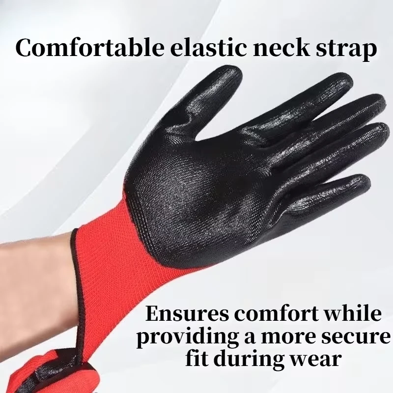 20/40PCS Bulk PU Coated Work Gloves with Grip Breathable Seamless Knit Safety Work Gloves for Men Construction Handling Assembly
