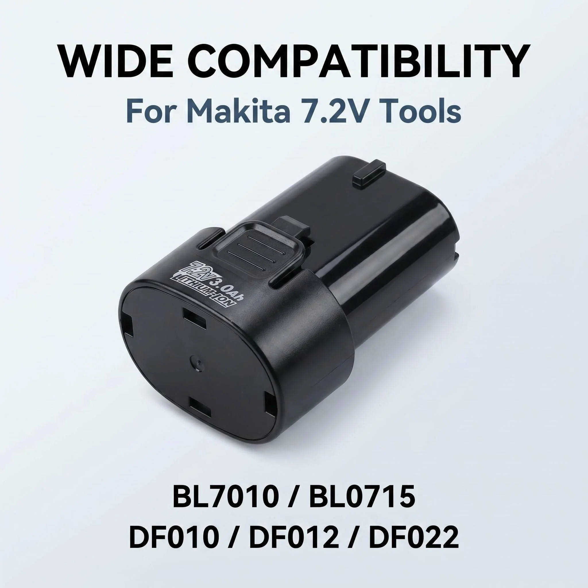 

100% New Original 7.2V 3.0Ah for Makita BL7010 BL0715 DF010 DF012 DF022 7.2-4 194355-2 194356-3 electric tool battery