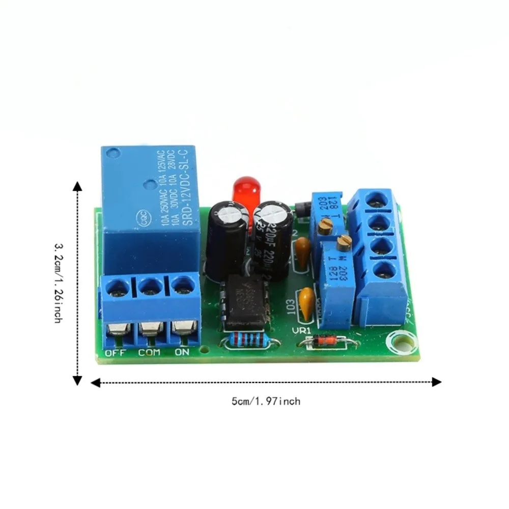 12V DC Battery Charging Controller Relay Board Automatic Stop Protection Board Relay Emergency Power Controller Board