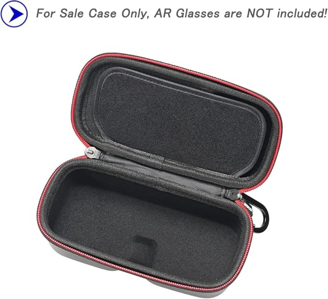 Carrying Case Compatible With XREAL Air/Air 2 AR Glasses, Portable Hard Shell Protective Travel Bag AR Glasses Carrying Case