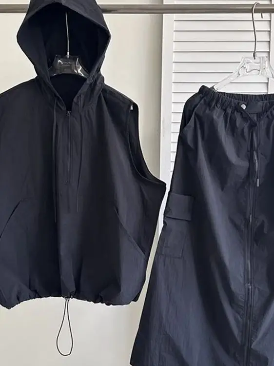 

plus Size Women's round Ne Svel Top And Skirt Set Spring Summer Faion Retro Sle High Waist ort Skirt Two Piece Set