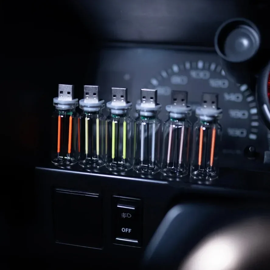 

3PCS/lot 5V Touch Dimming USB LED Filament Glass Bulb Retro Edison Bulb Night Light Car Decoration Eye Protection Led Lighting