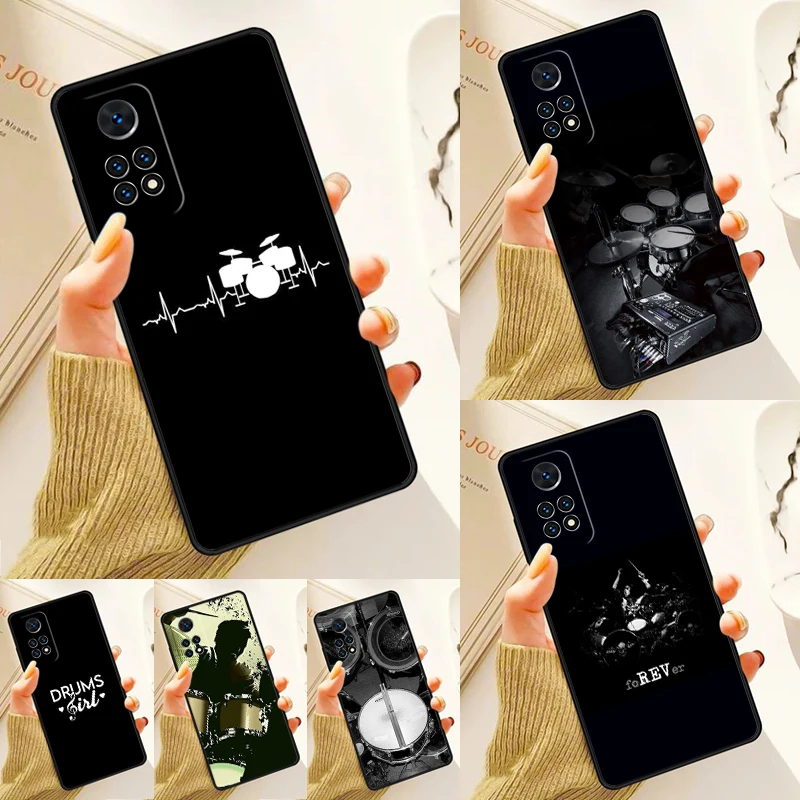 

Drum Drummer Music Dj Case For Samsung Galaxy S24 Plus S23 S20 S21FE Lite S22 Ultra Note 20 S8 S9 S10 Phone Coque