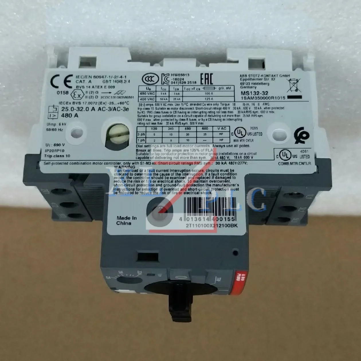 새로운 원본 MS132-25 MS132-32 모터 스타터