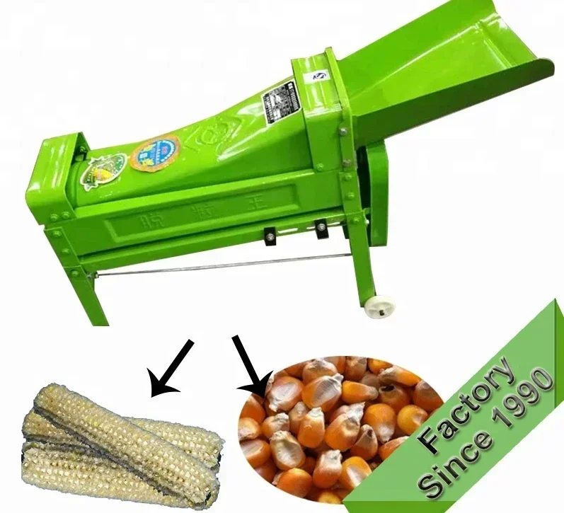 Hot Sell Factory Thresher Machine Parts Family Use 0.5-2t/h Cast Iron Electric Sweet Corn Maize Sheller Machine For Salecheap An