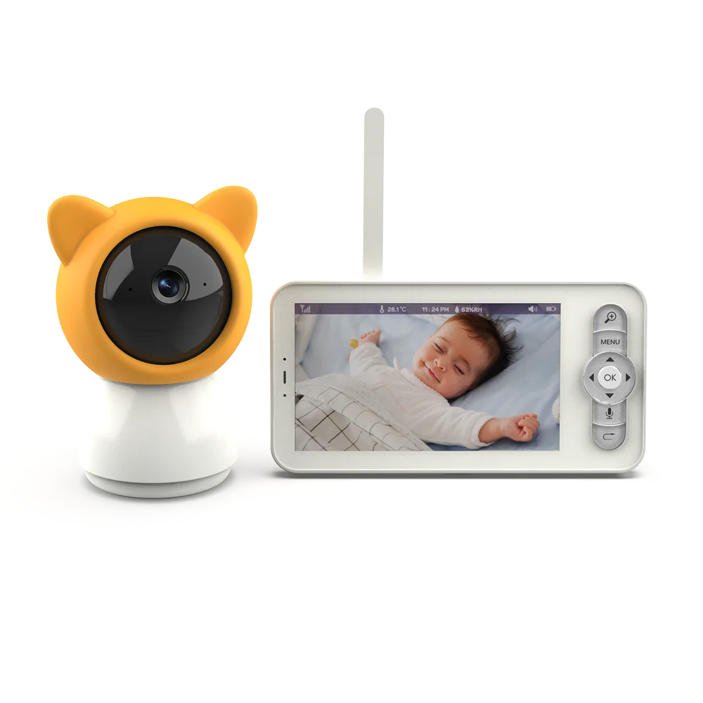 HD Wireless Baby Monitoring Rechargeable For Real-time Tracking Ensuring Peace Of Mind For Every Step Of Your Child's Growth