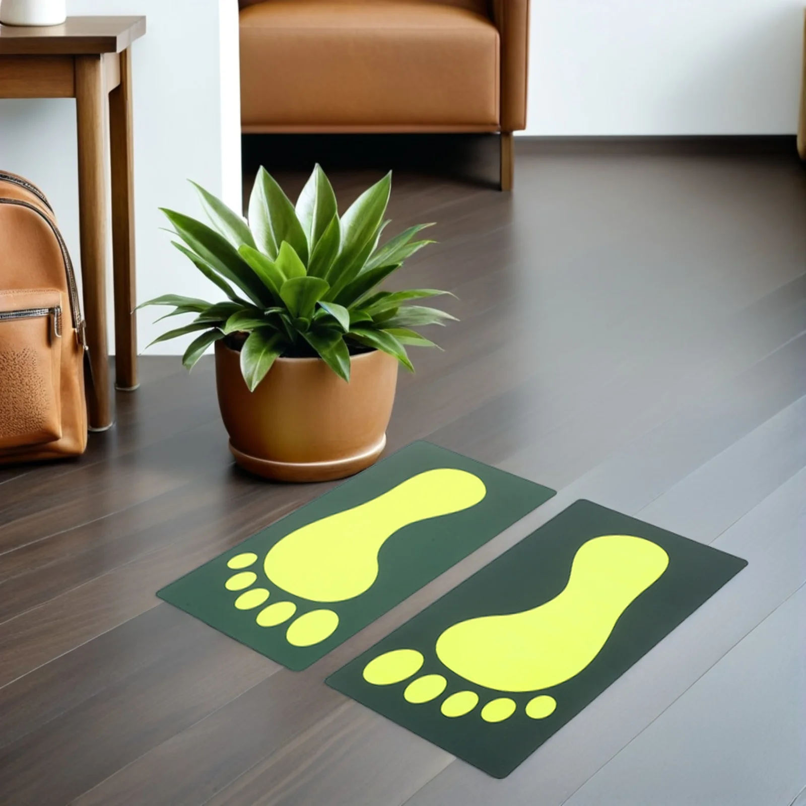 12 шт., ночные светящиеся наклейки на пол, водонепроницаемые нескользящие съемные наклейки из ПВХ для эвакуационных маршрутов, классного офиса