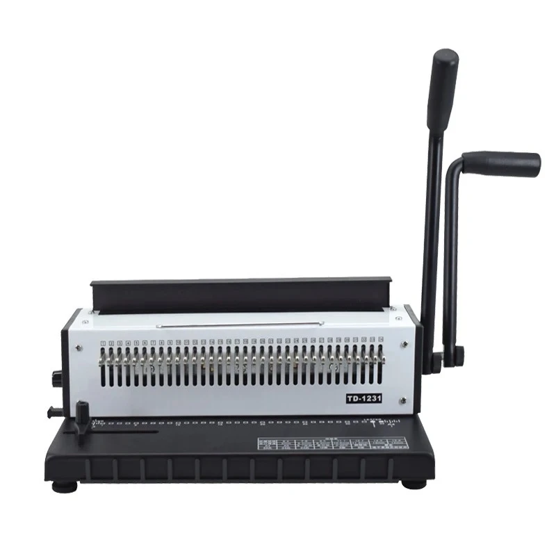 Factory Wire Binding Machine TD-1231 Square Calendar Perfect Binding Tool