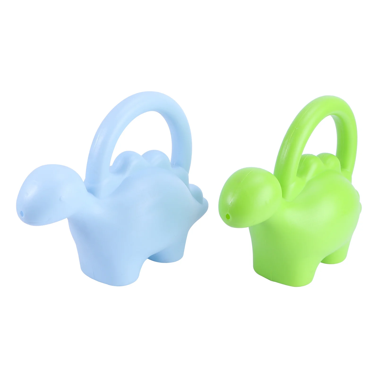 

2pcs Dinosaur Watering Can For Kids 1L Capacity Sturdy Explosion-Proof Cartoon Garden Tool Comfortable Grip Green Blue