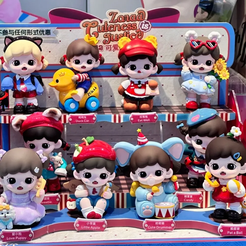 

Baby Zoraa Cute Justice Series Blind box Tide Play Kawaii Tabletop Decoration Collection Birthday Valentine's Day Surprise toys