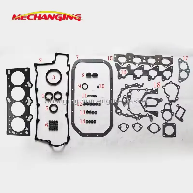 

G4GM G4GF G4DM For HYUNDAI ELANTRA LANTRA TIBURON COUPE 1.8/2.0 16V Metal Engine Rebuilding Kits Engine Gasket 20910-23B00