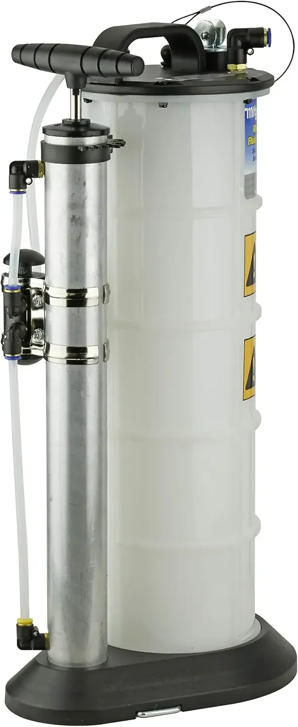 

7201 2.3 Gallon Fluid Evacuator Extractor and Dispensing Pump, Push Button, Manual Operation, Chemical-Resistant Polyethylene
