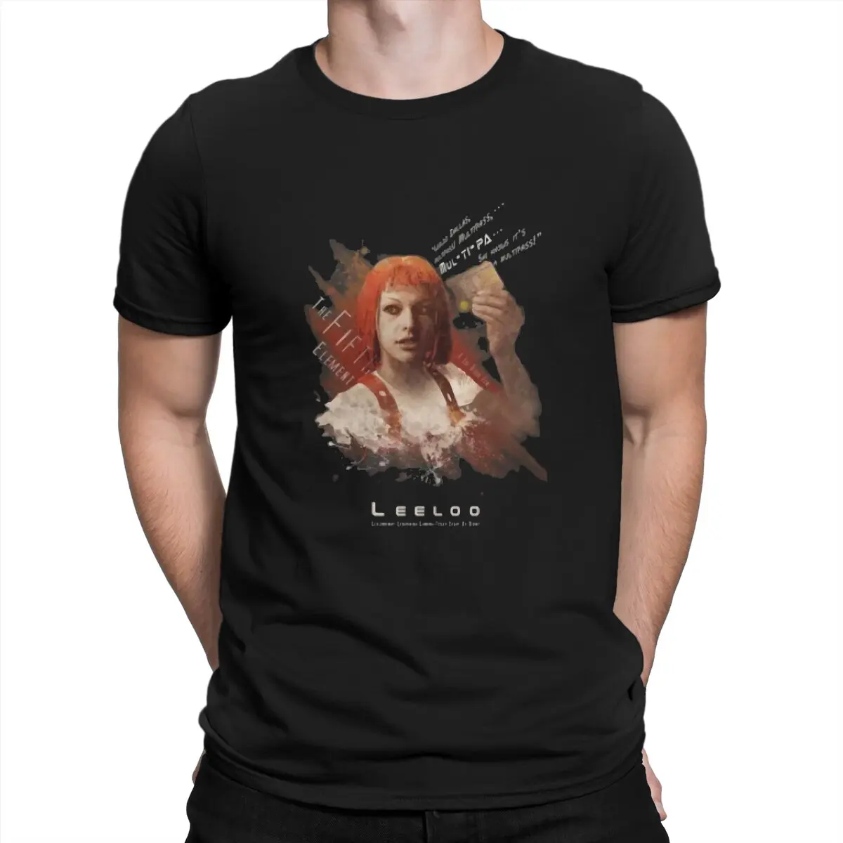 Leeloo Dallas Hip Hop TShirt The Fifth Elements Casual T Shirt Newest Stuff For Adult