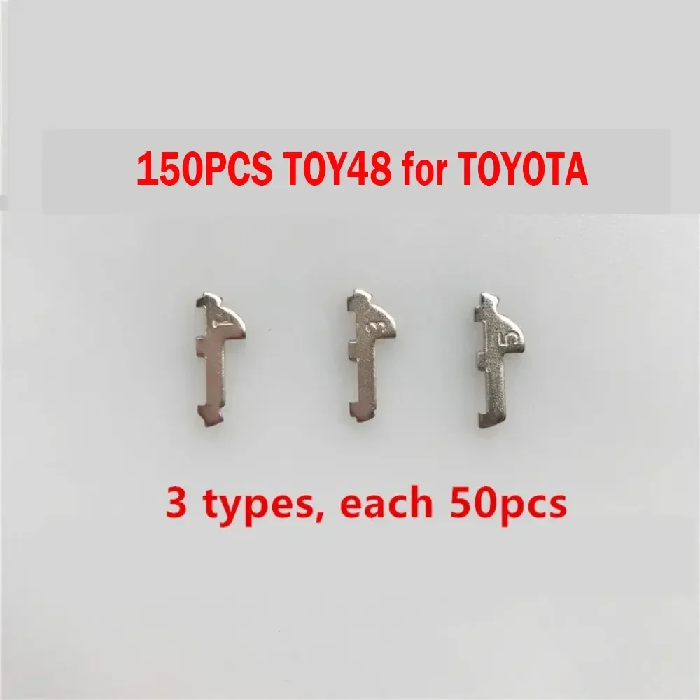 150PCS/Lot TOY48 Lock Plate Car Key Lock Wafer Plate Reed for Toyota Camry Repair Accessories Kits N01 NO2 NO3 Each 50PCS