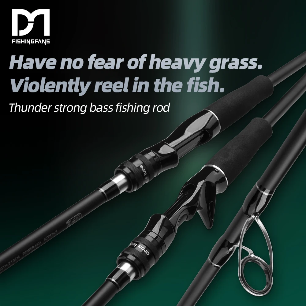 2.1m 2.28m 2.4m 2.7m XXH Fast Action 30LB 2sections Fishing Rod Carbon Spinning Casting Rod for Big Game