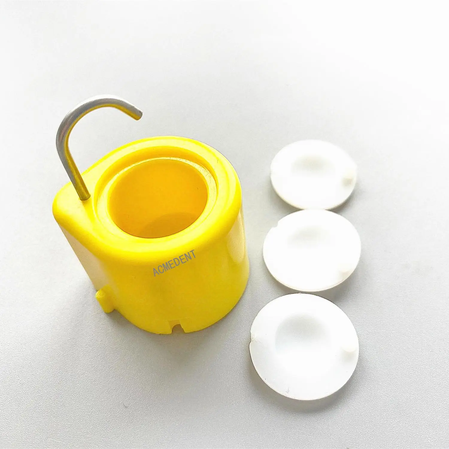 1~20 Pieces Hygienic Drop Dental Liquid Dispenser Medicine Management Lab Tool Small Dropper Bottle Yellow Color