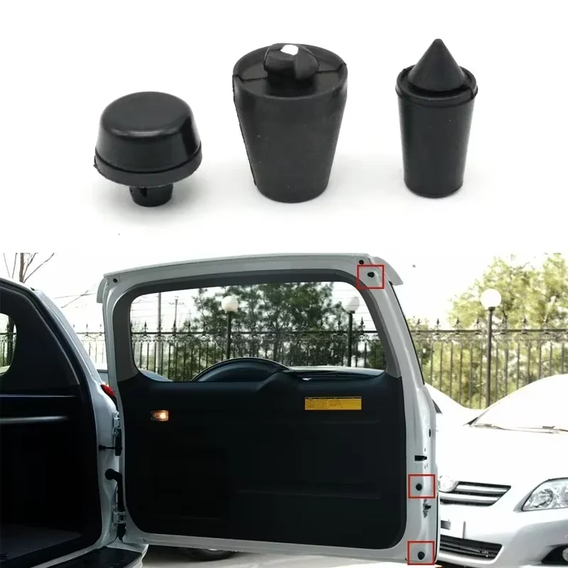 3PCS/Set Rear Trunk Stopper Rubber Buffer Tailgate Damping Damper For Toyota RAV4 RAV-4 2009 2010 2011 2012