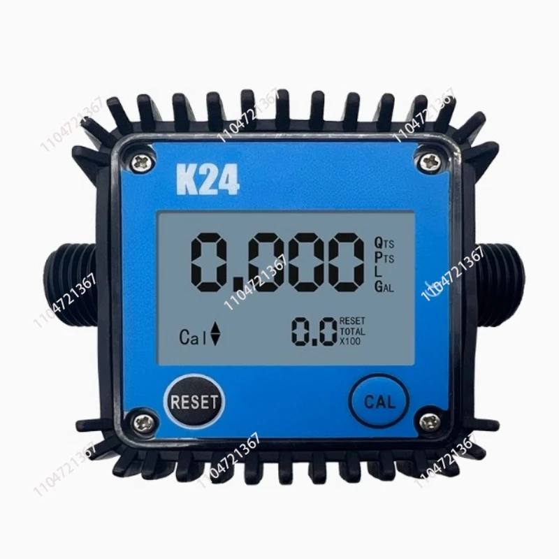 

K24 micro turbine flowmeter gasoline methanol water electronic high pressure liquid gear meter