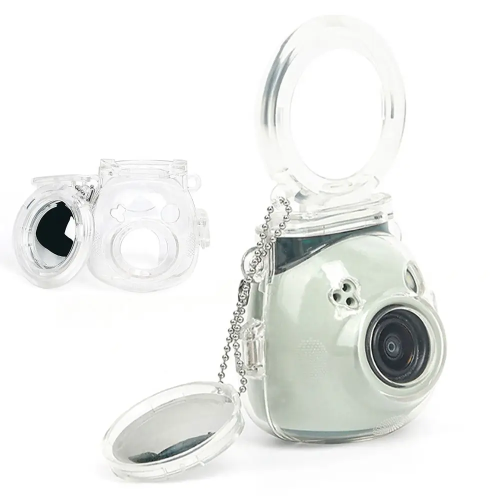 Photography Genie Protective Case Crystal Anti-scratch Selfie Mirror Shockproof Transparent Camera Cover for Fujifilm instax Pal