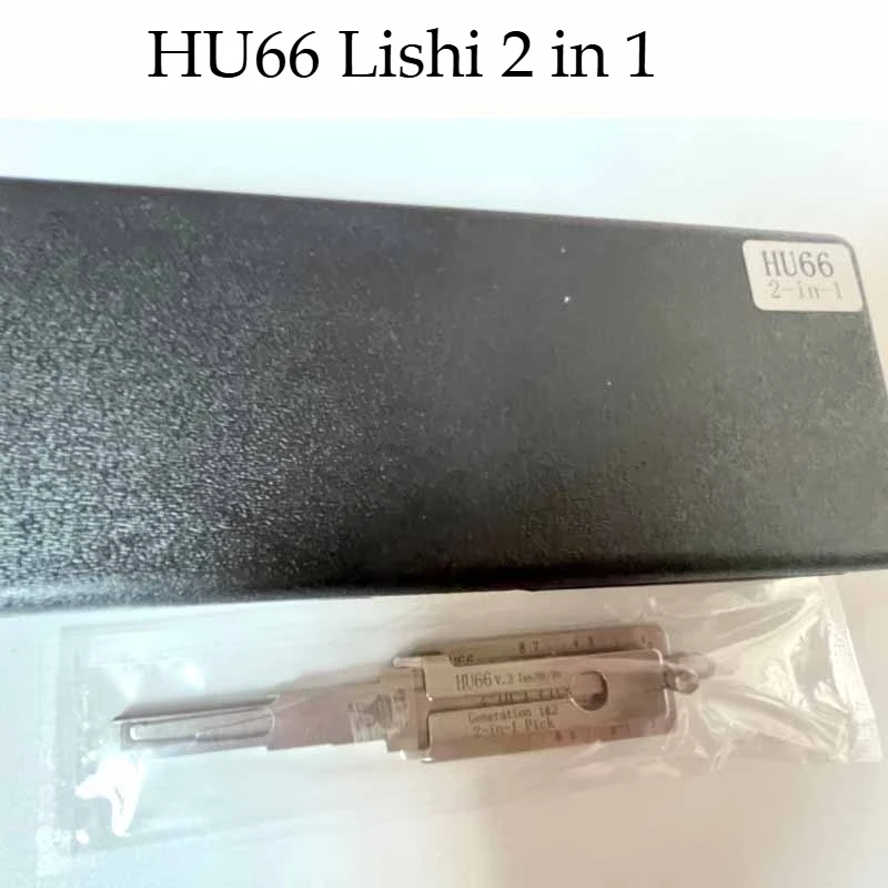 

1pcs HU66 Lishi 2 in 1 Car Door Lock Picking Kit for VW for AUDI for SEAT for VAG Group Vehicles Lockpick Lock Picks for Cars