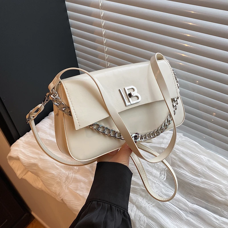 حقيبة يد نسائية كلاسيكية من الجلد الفاخر حقيبة كروس كلاسيكية فاخرة حقيبة كتف راقية مصممة أنيقة