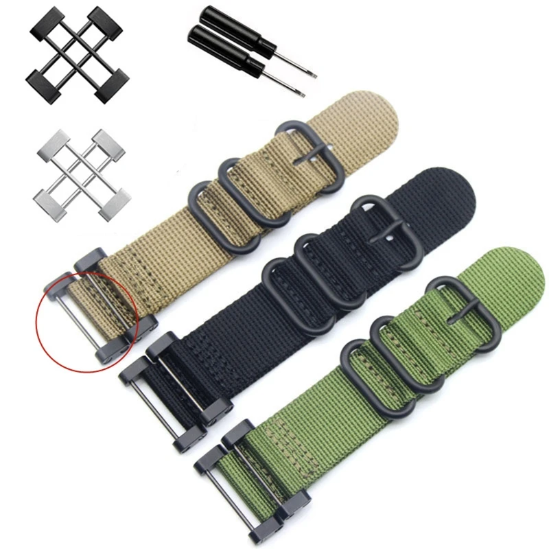 For Suunto Core Strap Essential Watch Band Strap Link Adapters Connector set + Screw Screwdriver Tool watch Repair Accessory