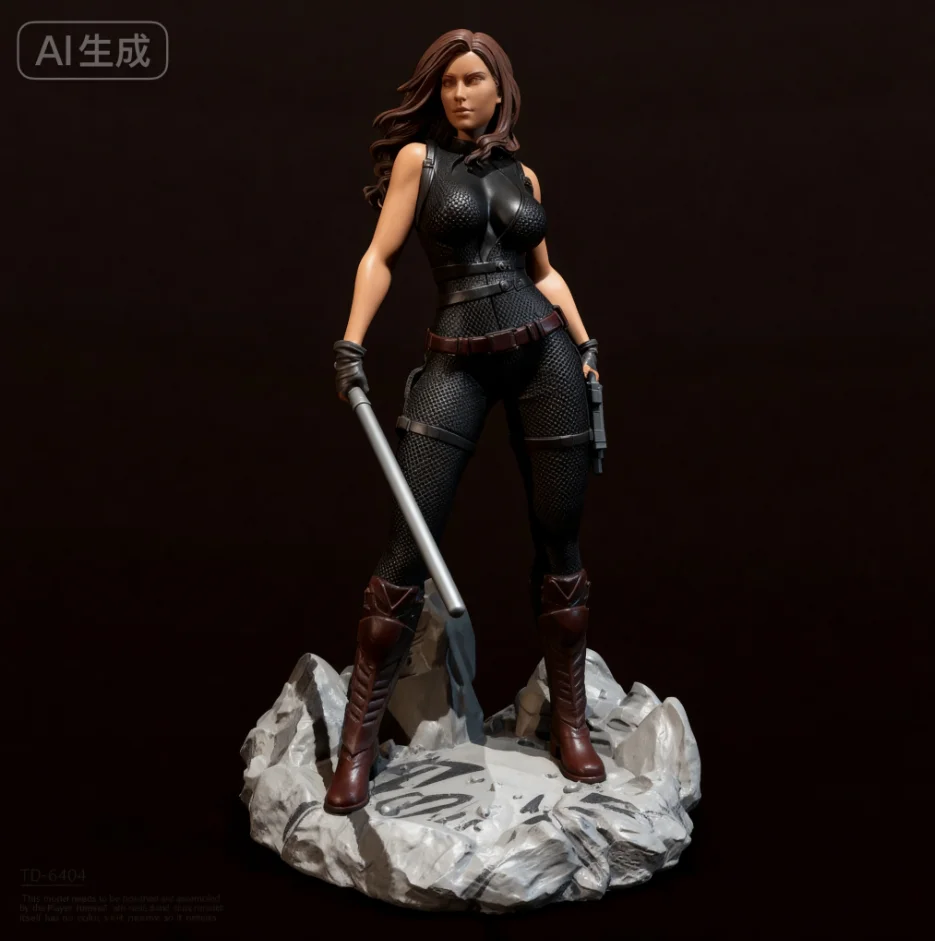 

Overall heights 38mm 50mm 75mm Resin model kit self-assembled and colored TD-6404/3D