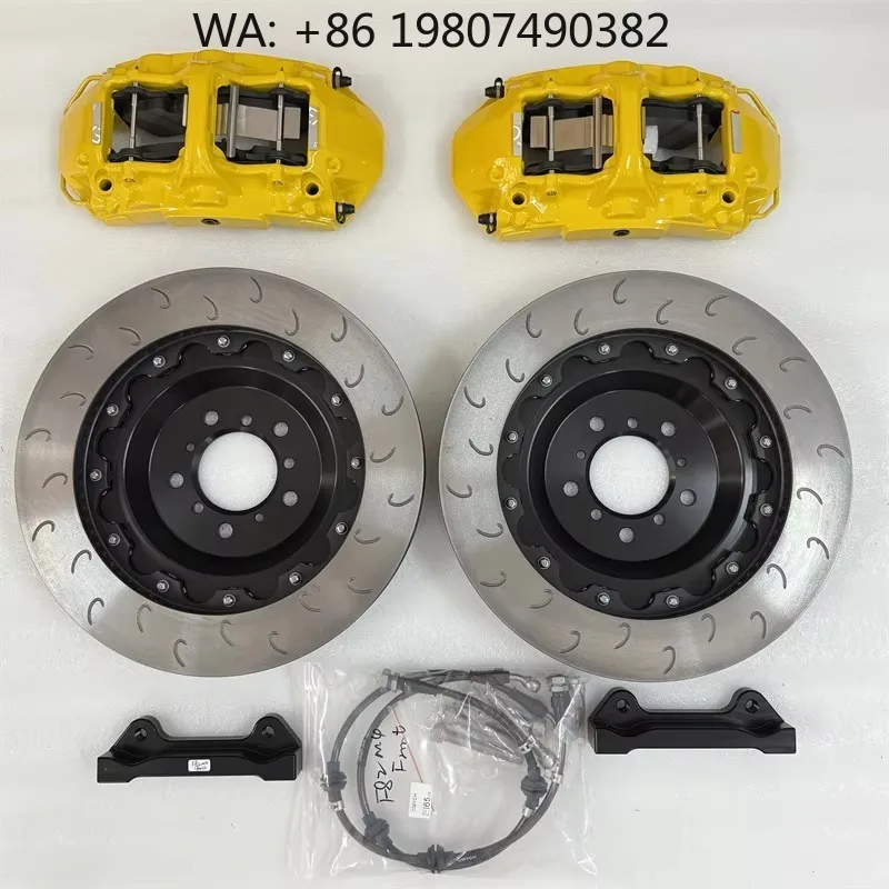 

355x32mm Brake Disc 6 Piston High Performance Racing Brake Caliper Modified System For 2022 Compact Mid Size SUV 18 Inch Rim