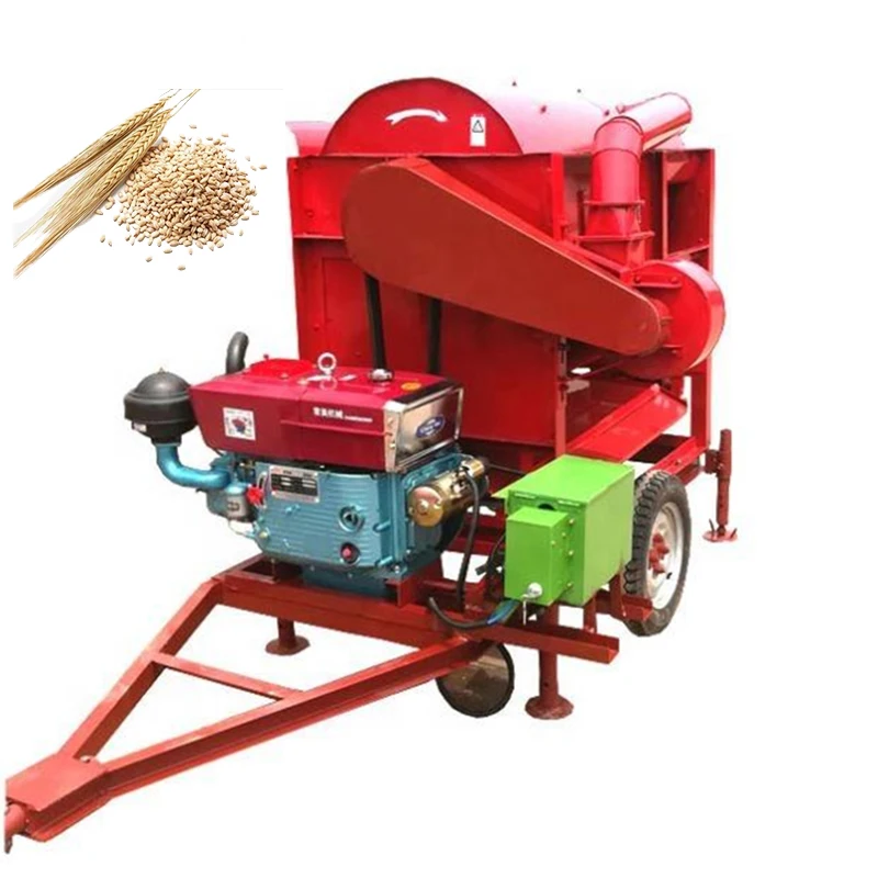 Дизельный двигатель, рисовая молотилка, большая молотилка С Кунжутом